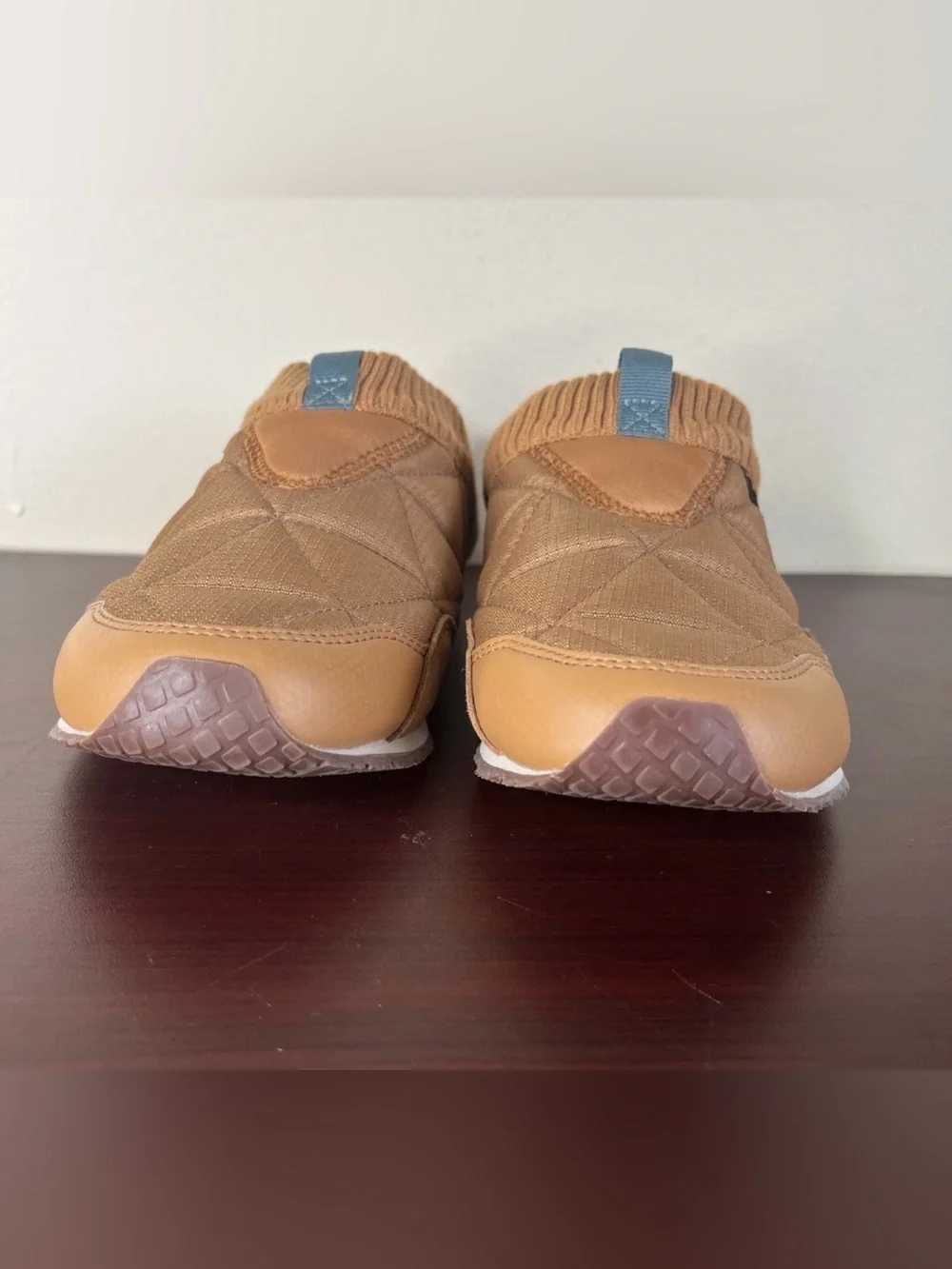 Teva Brown Slip-On Quilted Athletic Shoes (SIize 6)